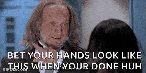 Man With Long Hair And Beard Talking GIF