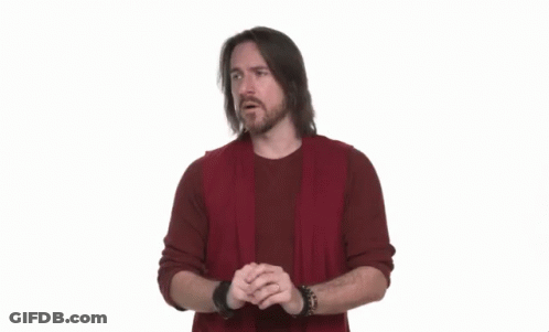 Man With Long Hair And Beard Wearing Ring GIF