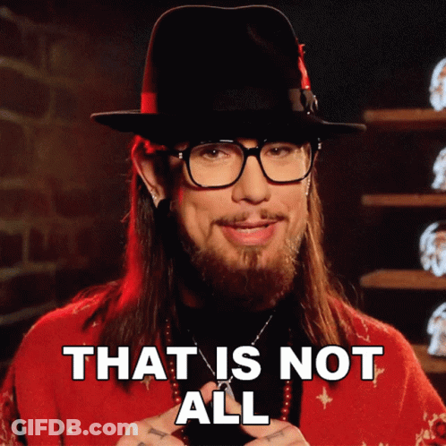 Man With Long Hair And Glasses Says That Is Not All GIF