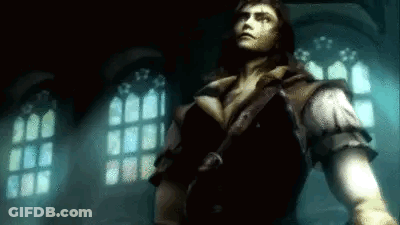Man With Long Hair And Gloves GIF