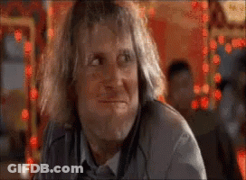 Man With Long Hair And Tie Smiling GIF