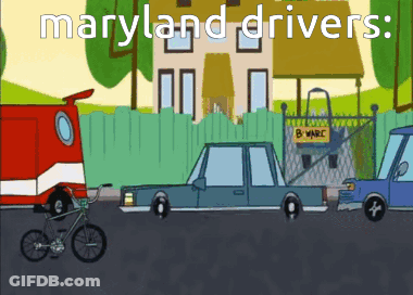 Man With Long Hair Driving Car In Black Sweatshirt Saying N GIF