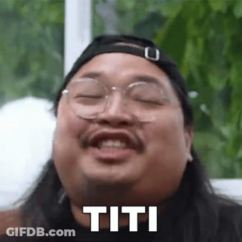 Man With Long Hair Glasses Funny Face Titi GIF