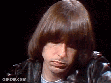 Man With Long Hair In Leather Jacket GIF