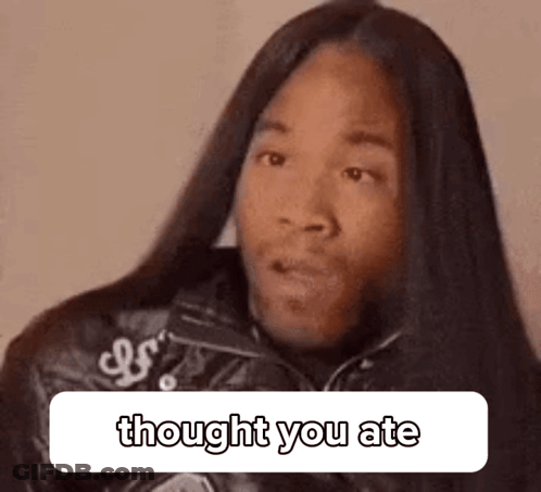 Man With Long Hair Making Funny Face GIF