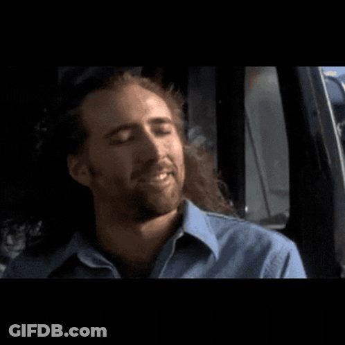 Man With Long Hair Saying Feel That That's Friday GIF