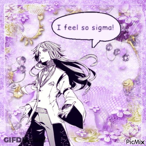 Man With Long Hair Says I Feel So Sigma GIF