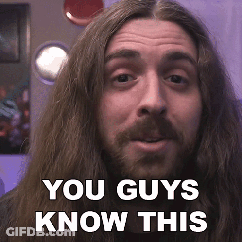 Man With Long Hair Says You Guys Know This GIF