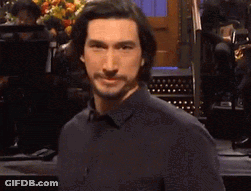 Man With Long Hair Smiling Funny Face GIF