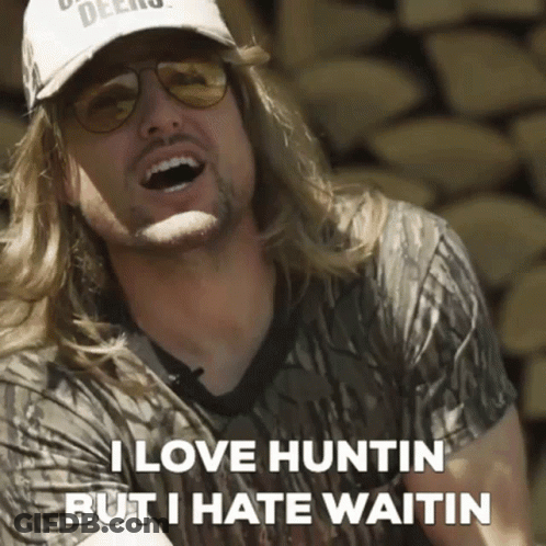 Man With Long Hair Sunglasses And Deer Hat GIF
