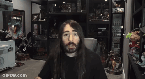 Man With Long Hair Thumbs Down GIF