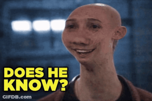 Man With Long Neck Smiling Does He Know GIF