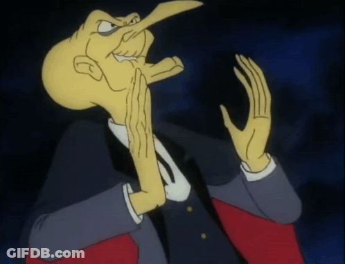 Man With Long Nose Making Funny Face GIF