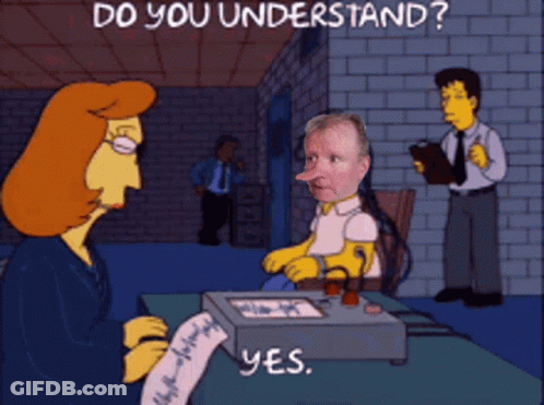 Man With Long Nose Saying Do You Understand GIF
