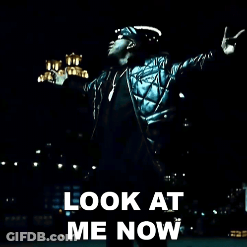 Man With Look At Me Now GIF