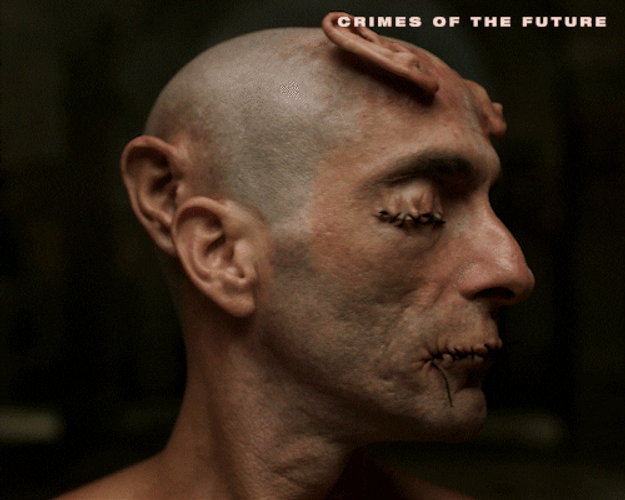 Man With Many Ears Crimes Of The Future GIF