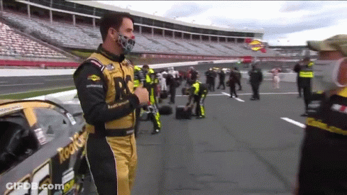 Man With Mask By Rockstar Race Car GIF