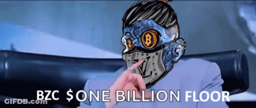 Man With Mask BZC $ One Billion Floor GIF