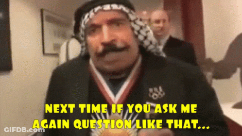 Man With Medal Next Time If You Ask GIF