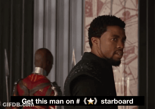 Man With Men We Have The Power Text GIF