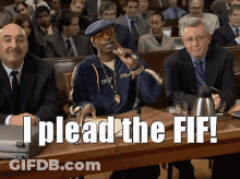Man With Microphone Saying I Plead The Fif GIF