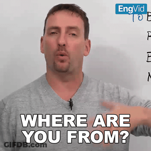 Man With Microphone Says Where Are You From GIF