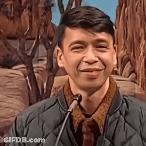 Man With Microphone Smiling GIF
