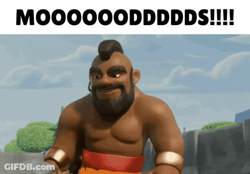 Man With Mohawk And Beard By Moooodddddds!!! GIF