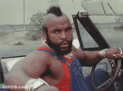Man With Mohawk Driving Car GIF