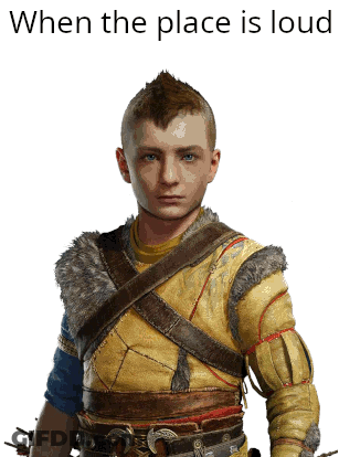 Man With Mohawk When The Place Is Loud GIF