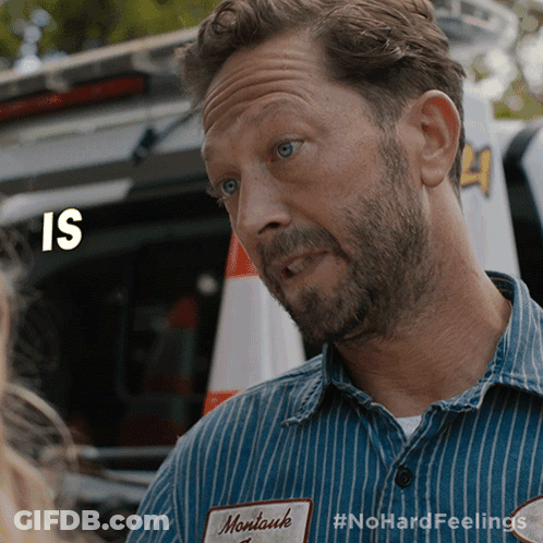 Man With Montauk On Shirt GIF