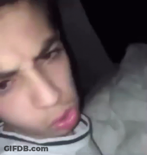 Man With Mouth Open GIF