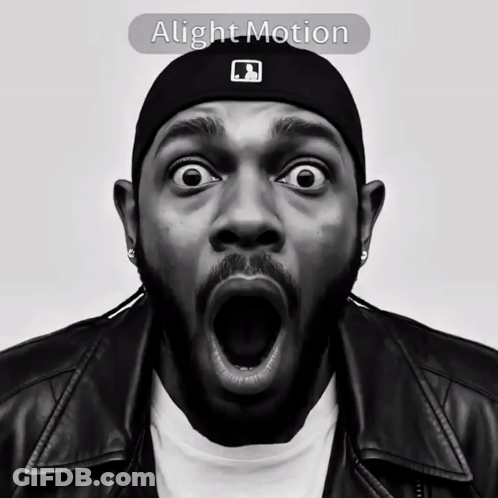 Man With Mouth Open Alight Motion GIF