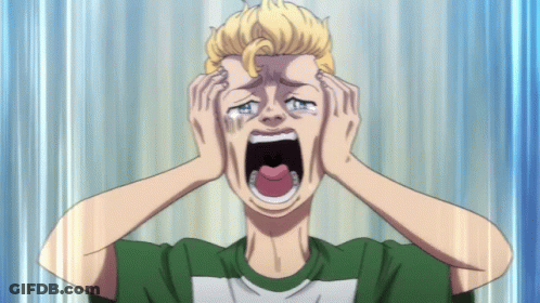 Man With Mouth Open And Hands On Head GIF