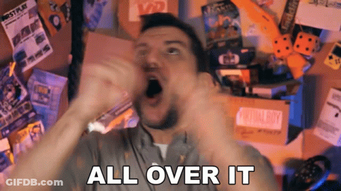 Man With Mouth Open And Words GIF