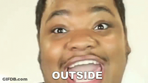 Man With Mouth Open And Words Outside GIF