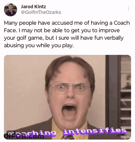 Man With Mouth Open Coaching Intensifies GIF