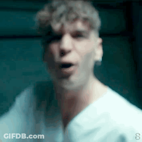 Man With Mouth Open GIF