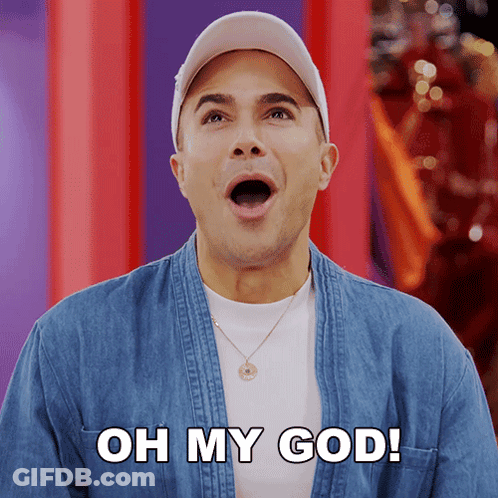 Man With Mouth Open Saying Oh My God GIF