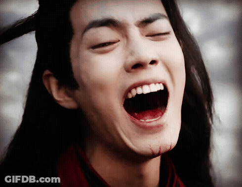Man With Mouth Open GIF