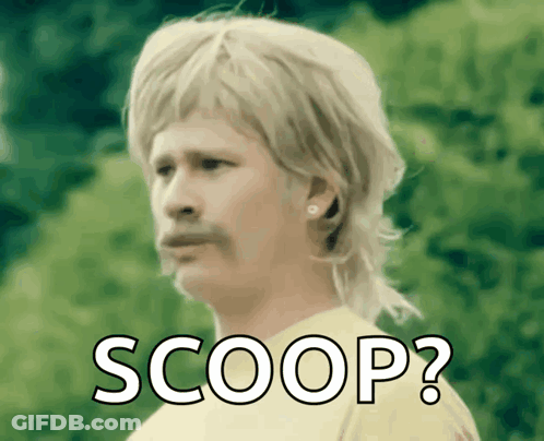 Man With Mullet And Mustache Asks Scoop GIF