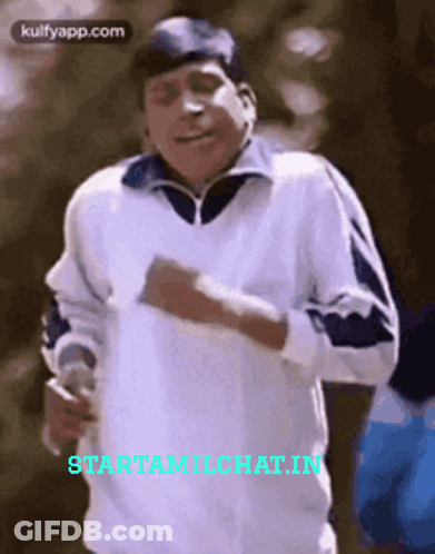 Man With Mustache And Crown Says Tamilchatroom.in GIF