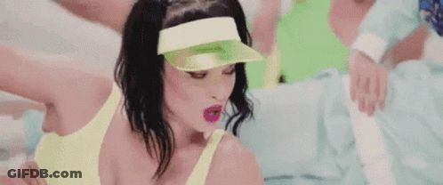 Man With Mustache And Hat Surrounded By Women In Swimsuits GIF