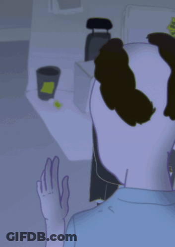 Man With Mustache And Purple Eyes GIF