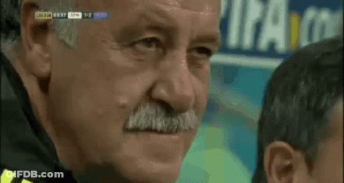 Man With Mustache And Uruguay Scoreboard GIF