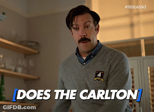 Man With Mustache Does The Carlton GIF