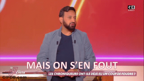Man With Mustache Giving Middle Finger GIF