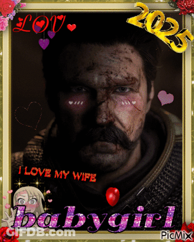 Man With Mustache I Love My Wife GIF