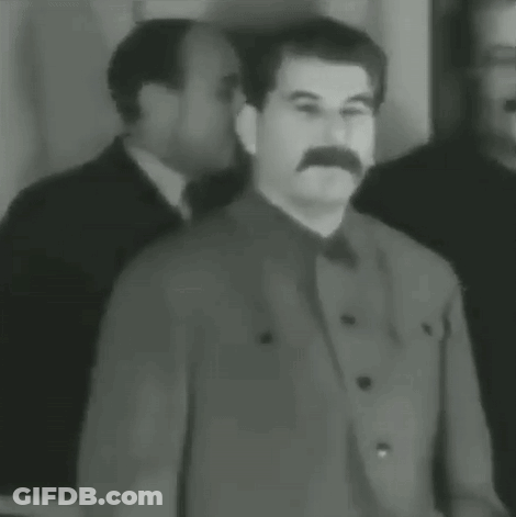 Man With Mustache In Suit GIF