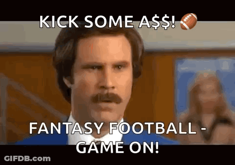Man With Mustache Kick Some Ass Fantasy Football Game GIF